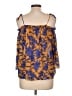 H&M Conscious 100% Polyester Orange Sleeveless Blouse Size 12 - photo 2