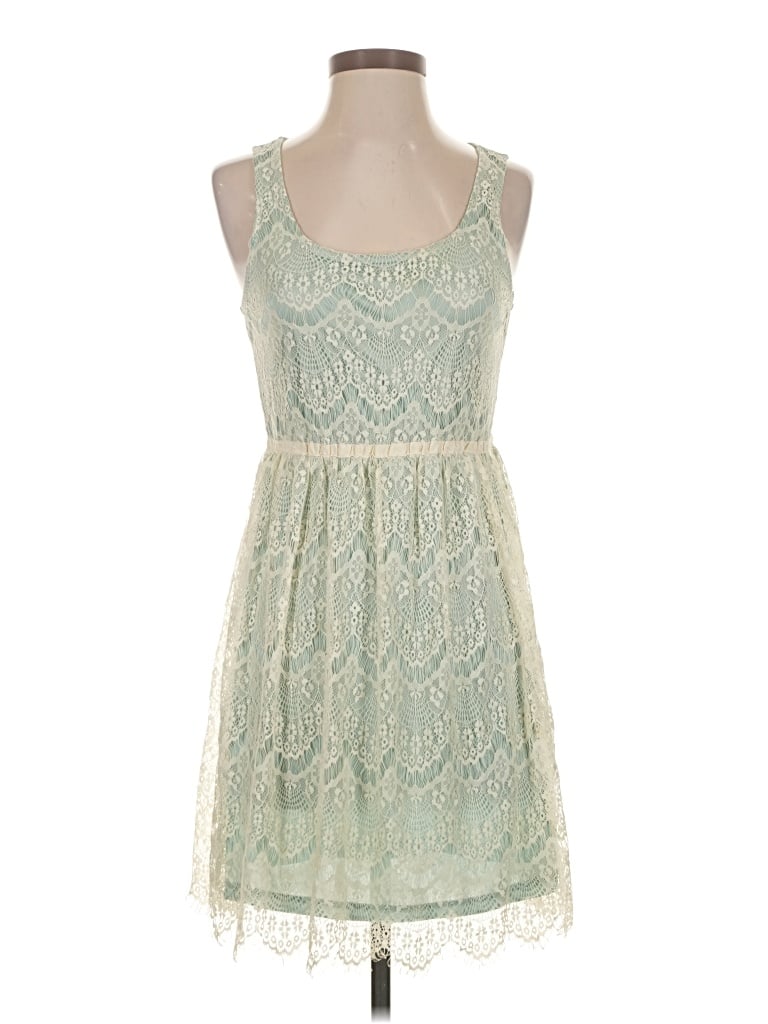 Altar'd State Cocktail Dress: Green Dresses - Used - Size Small