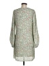 Louna 100% Polyester Print Green Casual Dress Size M - photo 2