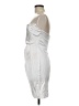 Nookie Metallic Silver Cocktail Dress Size M - photo 5