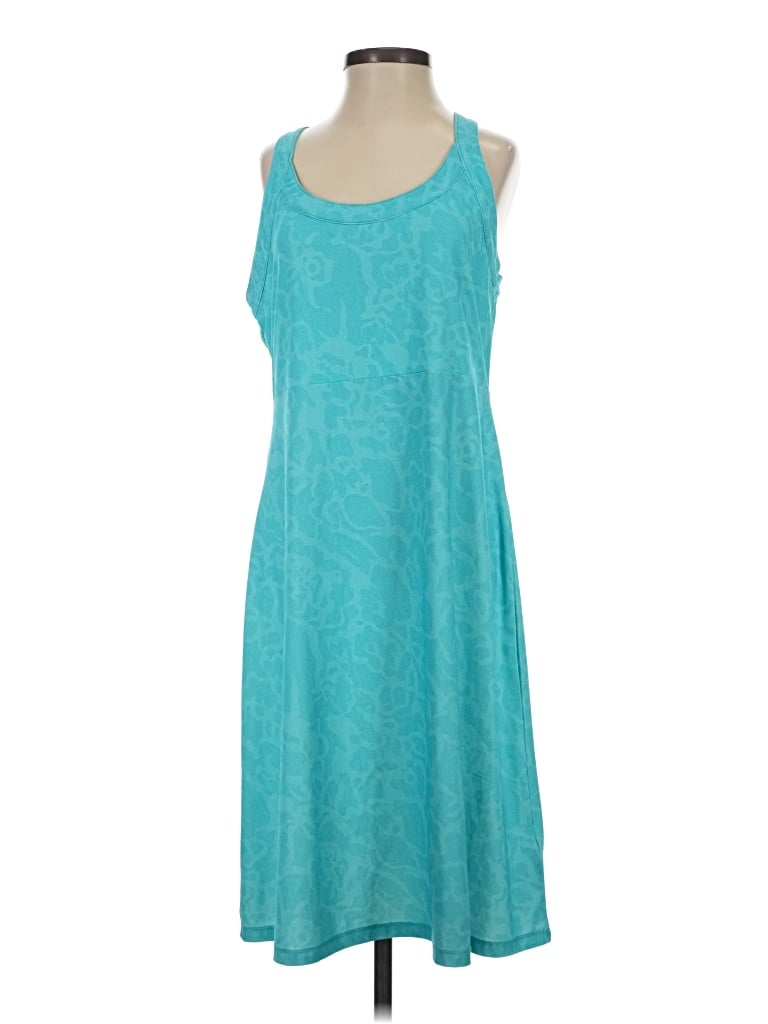 Pre-owned Columbia Casual Dress In Teal
