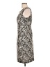 Sandra Darren Paisley Gray Cocktail Dress Size 10 - photo 5