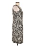 Sandra Darren Paisley Gray Cocktail Dress Size 10 - photo 4