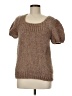 BCBGMAXAZRIA Tweed Brown Pullover Sweater Size M - photo 1