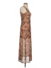 Louna Animal Print Brown Cocktail Dress Size S - photo 4