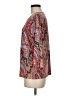 JM Collection Paisley Burgundy 3/4 Sleeve Top Size M - photo 5