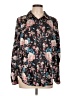 Torrid Floral Black Long Sleeve Blouse Size Lg Plus (0) - photo 1