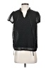 Shein 100% Polyester Black Short Sleeve Blouse Size 4 - photo 1