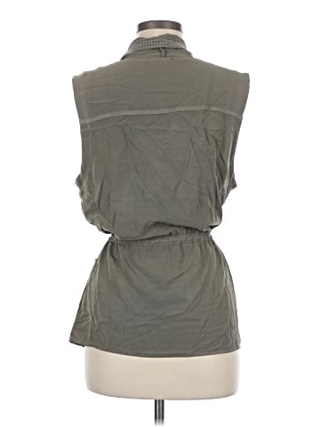Tribal Sleeveless Button-Down Shirt (view 2)