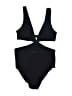Unbranded Solid Black One Piece Swimsuit Size M (estimated) - photo 2