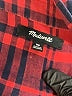 Madewell 100% Cotton Plaid Red Short Sleeve Button-Down Shirt Size XS - photo 7