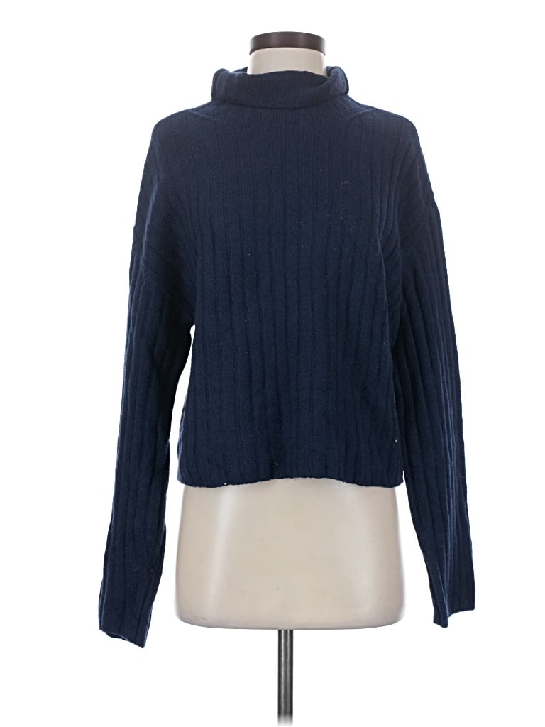 Click to view more detailed imagery on our partner's website Pre-owned Open Edit Turtleneck Sweater In Blue