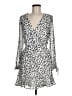 Great Jones Animal Print Silver Cocktail Dress Size M - photo 1
