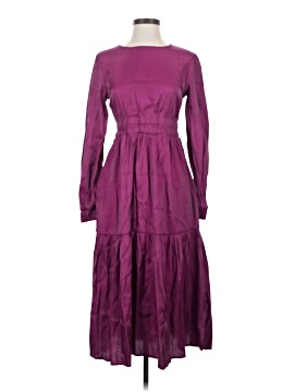 long green satin slip dress Emerald Satin Maxi Slip Dress with Lace Trim XL / Dark Green main image 0