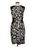 Jete Graphic Black Cocktail Dress Size L - photo 2