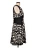 Jete Graphic Black Cocktail Dress Size L - photo 4