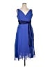 Evan Picone Blue Cocktail Dress Size 16 - photo 1