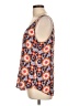 Fossil 100% Polyester Orange Sleeveless Top Size L - photo 5