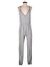 Splendid Chevron-herringbone Gray Jumpsuit Size L - photo 1