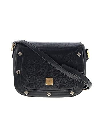MCM Vintage Studded Flap Crossbody Bag (view 1)