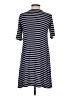 No Comment Stripes Blue Casual Dress Size S - photo 2
