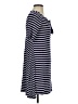 No Comment Stripes Blue Casual Dress Size S - photo 4