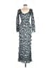 V. Chapman Floral Gray Cocktail Dress Size 8 - photo 1