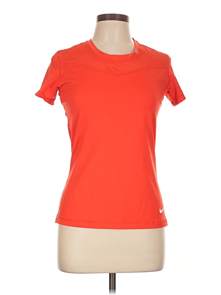 Pre-owned Nike Active T-shirt In Orange