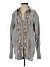Zara Gray Long Sleeve Blouse Size XS - photo 1