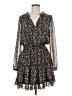 Rebecca Minkoff 100% Polyester Floral Black Casual Dress Size M - photo 1
