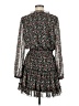 Rebecca Minkoff 100% Polyester Floral Black Casual Dress Size M - photo 2