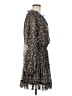 Rebecca Minkoff 100% Polyester Floral Black Casual Dress Size M - photo 4