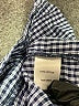 Class Club 100% Cotton Checkered-gingham Blue Long Sleeve Button-Down Shirt Size 4 - 5 - photo 4