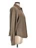 Faconnable Tweed Brown Gray Long Sleeve Button-Down Shirt Size L - photo 4