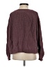 360 Sweater Solid Burgundy Pullover Sweater Size S - photo 2