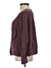 360 Sweater Solid Burgundy Pullover Sweater Size S - photo 5