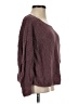 360 Sweater Solid Burgundy Pullover Sweater Size S - photo 4