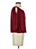 NY Collection Burgundy 3/4 Sleeve Blouse Size XS (petite) - photo 4