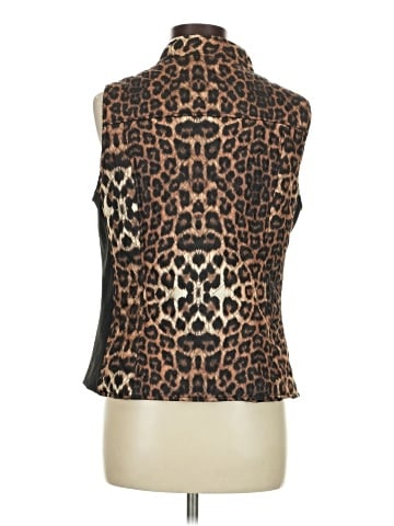 New Directions Faux Fur Vest (view 2)