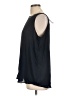 Ann Taylor LOFT Outlet 100% Polyester Black Sleeveless Blouse Size L - photo 5