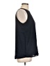 Ann Taylor LOFT Outlet 100% Polyester Black Sleeveless Blouse Size L - photo 4
