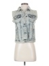 Forever 21 Blue Denim Vest Size S - photo 1