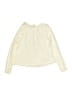 Crewcuts 100% Cotton Ivory Long Sleeve Blouse Size M (kids) - photo 1
