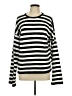 Carly Jean 100% Polyester Stripes Black Pullover Sweater Size L - photo 1