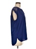 Daniel Rainn 100% Polyester Blue Short Sleeve Blouse Size M - photo 4