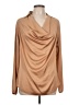 Boston Proper 100% Polyester Tan Long Sleeve Blouse Size 10 - photo 1