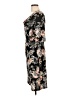 Connected Apparel Print Black Casual Dress Size 12 - photo 5