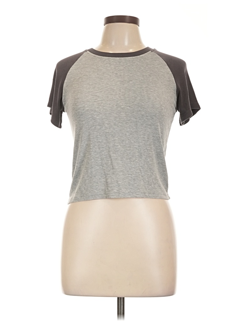 Pre-owned Dazy Short Sleeve T-shirt In Gray