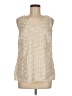 Saint Tropez West Ivory Sleeveless Blouse Size M - photo 1