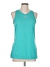 Adidas 100% Polyester Teal Active Tank Size L - photo 1